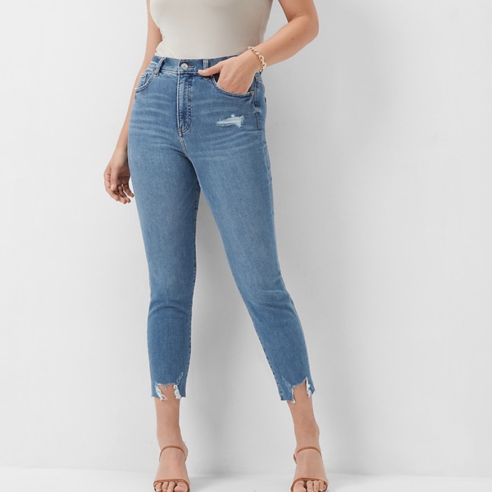 Express Supersoft Super High Waisted Jeans